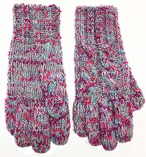Funfetti Ladies Knit Glove - Ladies Winter Clearance